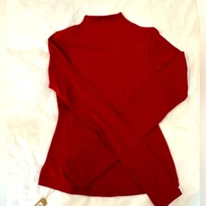 SKIMS Cotton brick red turtleneck size S